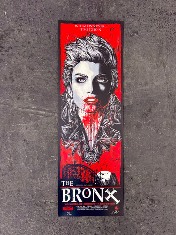 2014 The Bronx 170 russell vampire lady show poster signed by Rhys Cooper