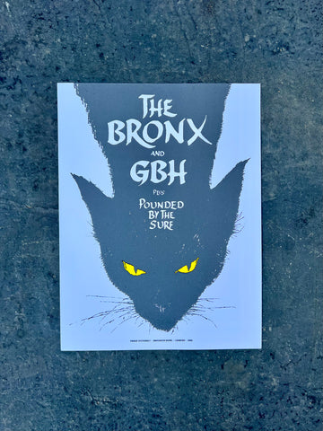 Bronx/GBH london show poster 2016