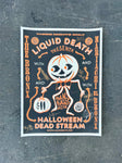 The Bronx and Mariachi el Bronx Halloween Deadstream glow in the dark show poster (signed by the band).